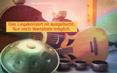 AUSGEBUCHT So., 02.04.23 Sound-Floating Traumklangkonzert Liegekonzert
